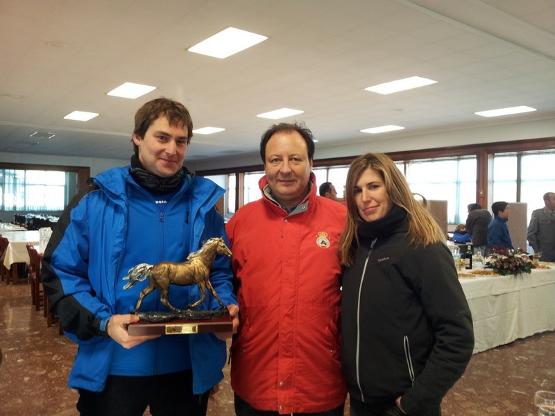 El Jinete Navarro David Osinaga qued&oacute; primero en el Raid AGM de Zaragoza